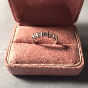 Silver plated, CZ Ring